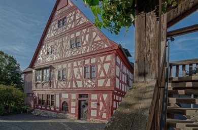 Fachwerkgebäude in Gnadenthal